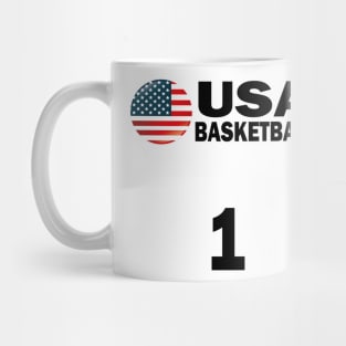 USA Basketball Number 1 T-shirt Design Mug
